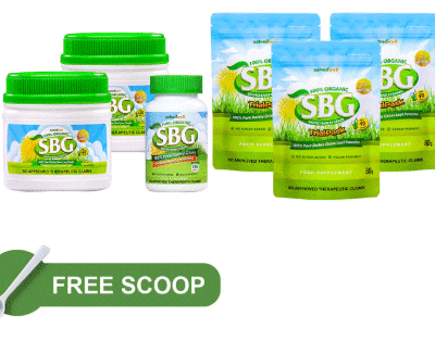 SBG Powder in Jar | 240 grams -2 Pcs |SBG Powder in Trial Pack | 80 grams - 3 Pcs | SBG Capsules | 500mg | 120s -1 Pc